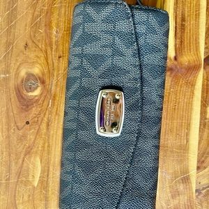 Michael Kors Signature Flap Carryall Wallet